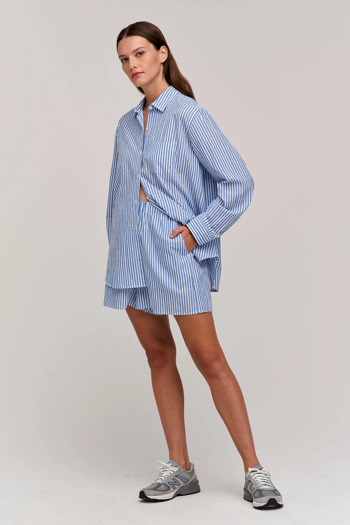 Velvet By Graham & Spencer Womens KAI STRIPED SHORT 1 Velvet By Graham & Spencer Womens KAI STRIPED SHORT