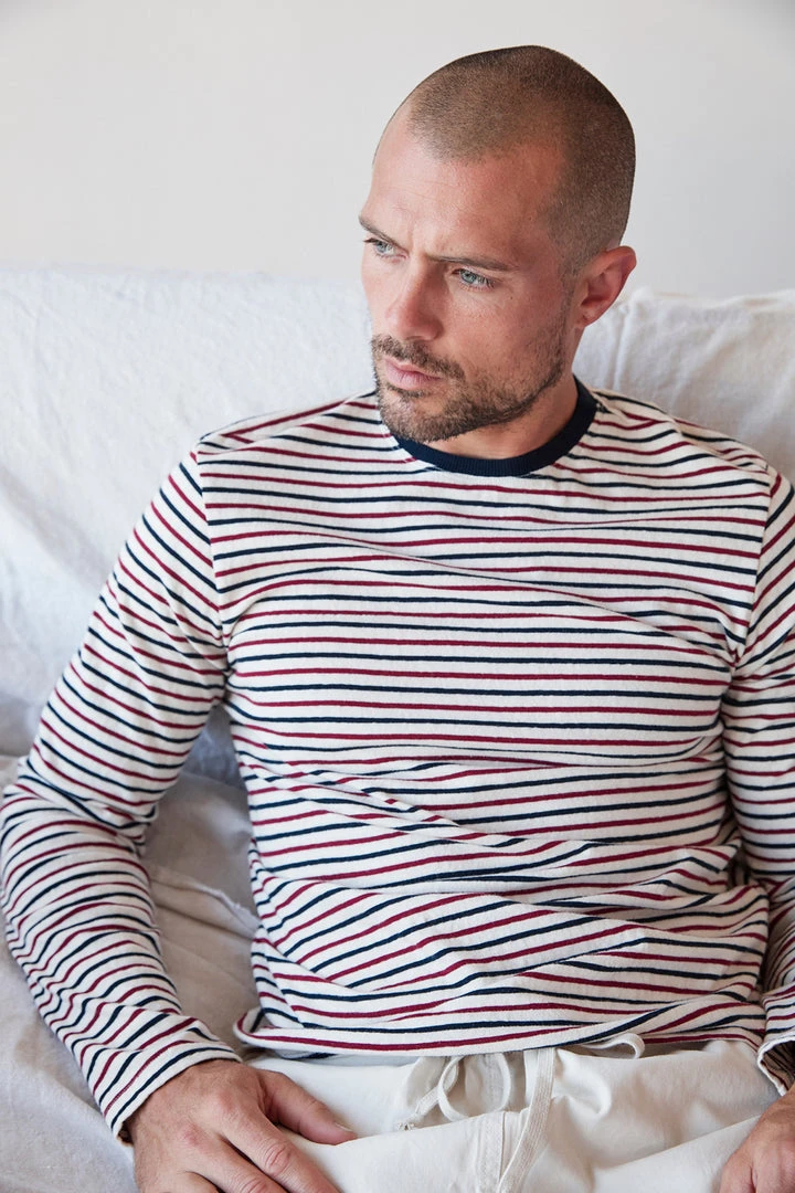 Velvet By Graham & Spencer Mens DESMOND STRIPED TEE 5 Velvet By Graham & Spencer Mens DESMOND STRIPED TEE