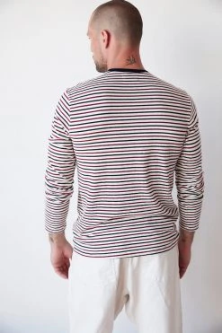 Velvet By Graham & Spencer Mens DESMOND STRIPED TEE 7 Velvet By Graham & Spencer Mens DESMOND STRIPED TEE