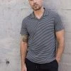 Velvet By Graham & Spencer Mens EVERETT STRIPED POLO
