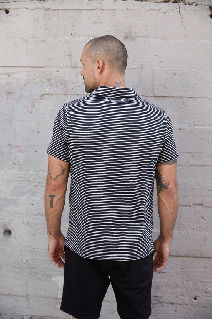 Velvet By Graham & Spencer Mens EVERETT STRIPED POLO 3 Velvet By Graham & Spencer Mens EVERETT STRIPED POLO