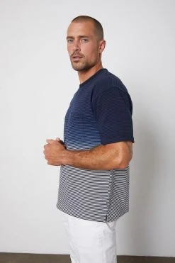 Velvet By Graham & Spencer JAMESON STRIPED POCKET TEE 7 Velvet By Graham & Spencer JAMESON STRIPED POCKET TEE