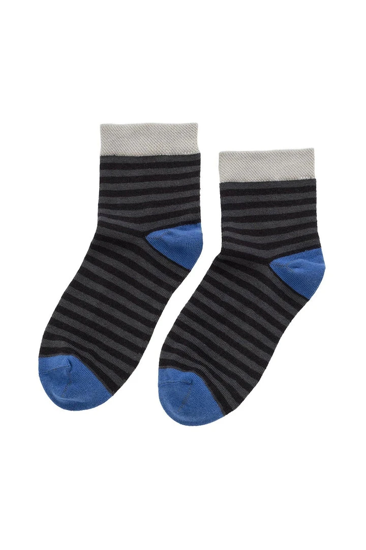 STRIPED SHORT CREW SOCK BY LITTLE RIVER SOCK MILL 1 STRIPED SHORT CREW SOCK BY LITTLE RIVER SOCK MILL