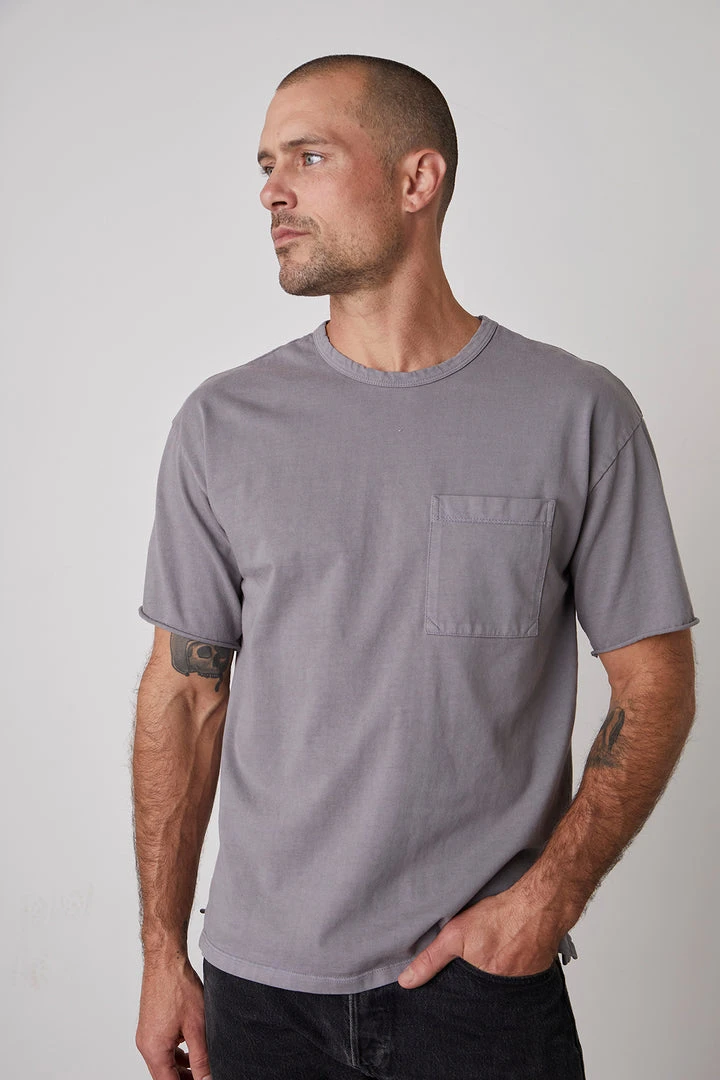 Velvet By Graham & Spencer LOGAN POCKET TEE Mens 1 Velvet By Graham & Spencer LOGAN POCKET TEE Mens