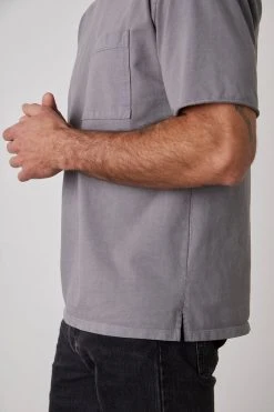 Velvet By Graham & Spencer LOGAN POCKET TEE Mens 6 Velvet By Graham & Spencer LOGAN POCKET TEE Mens