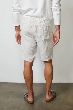 Velvet By Graham & Spencer MAXWELL LINEN SHORT Mens 14 Velvet By Graham & Spencer MAXWELL LINEN SHORT Mens