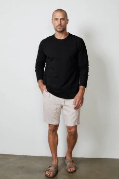 Velvet By Graham & Spencer MAXWELL LINEN SHORT Mens