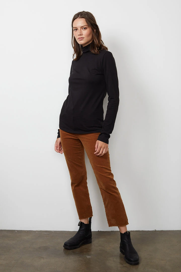 Velvet By Graham & Spencer CANDACE CORDUROY HIGH RISE CROP JEAN Womens 7 Velvet By Graham & Spencer CANDACE CORDUROY HIGH RISE CROP JEAN Womens