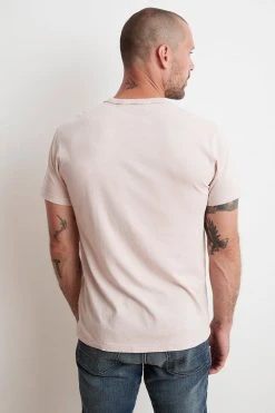Velvet By Graham & Spencer TUCKER SUEDED JERSEY TEE Mens 5 Velvet By Graham & Spencer TUCKER SUEDED JERSEY TEE Mens