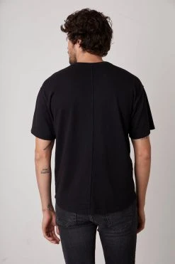 Velvet By Graham & Spencer Mens ERIK SUEDED SLUB POCKET TEE