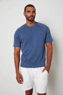 Velvet By Graham & Spencer KEYON FRENCH TERRY SWEATSHIRT Mens 23 Velvet By Graham & Spencer KEYON FRENCH TERRY SWEATSHIRT Mens