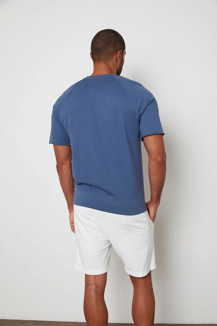 Velvet By Graham & Spencer KEYON FRENCH TERRY SWEATSHIRT Mens 11 Velvet By Graham & Spencer KEYON FRENCH TERRY SWEATSHIRT Mens