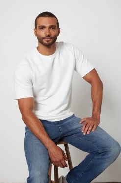 Velvet By Graham & Spencer KEYON FRENCH TERRY SWEATSHIRT Mens 16 Velvet By Graham & Spencer KEYON FRENCH TERRY SWEATSHIRT Mens