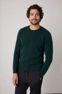 Velvet By Graham & Spencer BIRCH CASHMERE SWEATER Mens