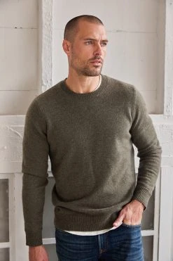 Velvet By Graham & Spencer BIRCH CASHMERE SWEATER Mens