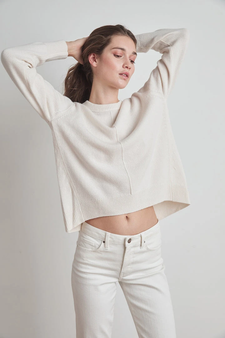 Velvet By Graham & Spencer CLARISSA WOOL BLEND SPLIT HEM SWEATER Womens 10 Velvet By Graham & Spencer CLARISSA WOOL BLEND SPLIT HEM SWEATER Womens