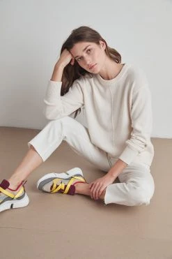 Velvet By Graham & Spencer CLARISSA WOOL BLEND SPLIT HEM SWEATER Womens 25 Velvet By Graham & Spencer CLARISSA WOOL BLEND SPLIT HEM SWEATER Womens