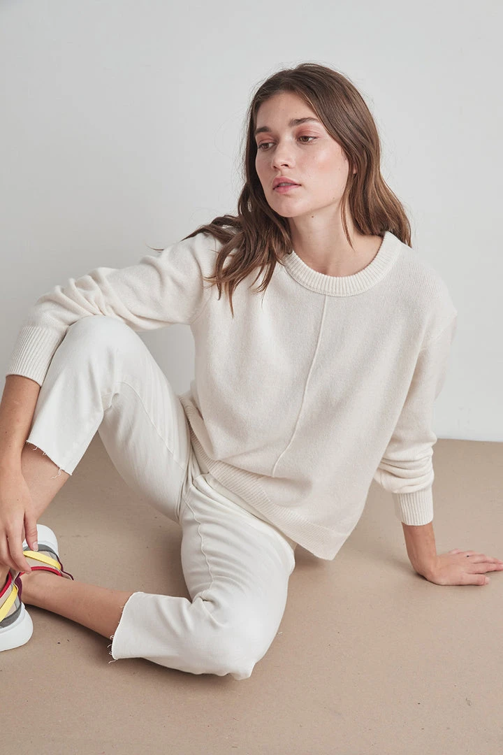 Velvet By Graham & Spencer CLARISSA WOOL BLEND SPLIT HEM SWEATER Womens 9 Velvet By Graham & Spencer CLARISSA WOOL BLEND SPLIT HEM SWEATER Womens