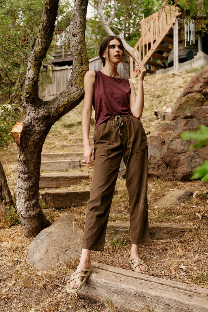 Velvet By Graham & Spencer TAURUS COTTON SLUB TANK Womens 13 Velvet By Graham & Spencer TAURUS COTTON SLUB TANK Womens