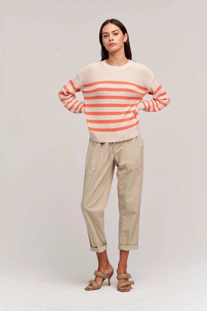 Velvet By Graham & Spencer Womens WREN TEXTURED COTTON SWEATER 8 Velvet By Graham & Spencer Womens WREN TEXTURED COTTON SWEATER