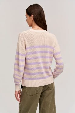 Velvet By Graham & Spencer Womens WREN TEXTURED COTTON SWEATER 14 Velvet By Graham & Spencer Womens WREN TEXTURED COTTON SWEATER
