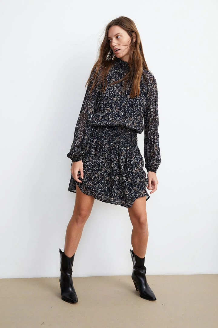 Velvet By Graham & Spencer KIRSTEN PRINTED DRESS 2 Velvet By Graham & Spencer KIRSTEN PRINTED DRESS