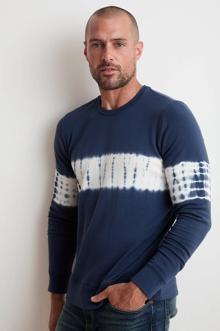 Velvet By Graham & Spencer DEAN LUXE FLEECE TIE DYE PULLOVER 7 Velvet By Graham & Spencer DEAN LUXE FLEECE TIE DYE PULLOVER