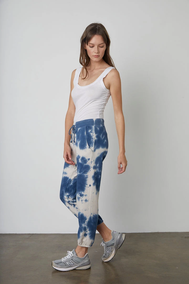 Velvet By Graham & Spencer Womens NISSA TIE DYE SWEATPANT 8 Velvet By Graham & Spencer Womens NISSA TIE DYE SWEATPANT