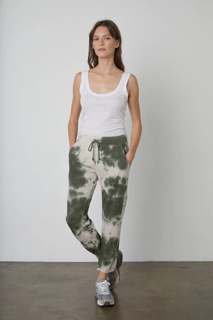Velvet By Graham & Spencer Womens NISSA TIE DYE SWEATPANT 1 Velvet By Graham & Spencer Womens NISSA TIE DYE SWEATPANT