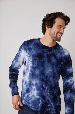 Velvet By Graham & Spencer Mens TREVOR TIE DYE SWEATSHIRT 15 Velvet By Graham & Spencer Mens TREVOR TIE DYE SWEATSHIRT