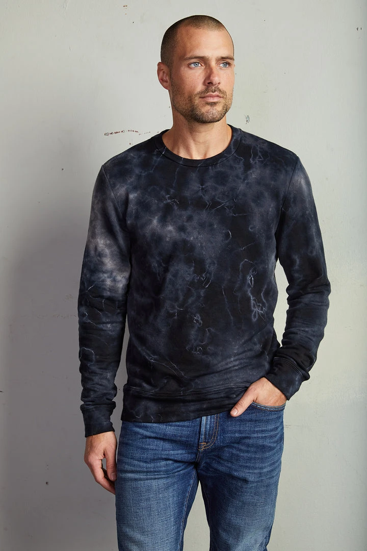 Velvet By Graham & Spencer Mens TREVOR TIE DYE SWEATSHIRT 8 Velvet By Graham & Spencer Mens TREVOR TIE DYE SWEATSHIRT