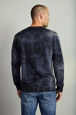 Velvet By Graham & Spencer Mens TREVOR TIE DYE SWEATSHIRT 19 Velvet By Graham & Spencer Mens TREVOR TIE DYE SWEATSHIRT