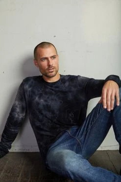 Velvet By Graham & Spencer Mens TREVOR TIE DYE SWEATSHIRT 21 Velvet By Graham & Spencer Mens TREVOR TIE DYE SWEATSHIRT