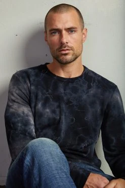 Velvet By Graham & Spencer Mens TREVOR TIE DYE SWEATSHIRT 17 Velvet By Graham & Spencer Mens TREVOR TIE DYE SWEATSHIRT
