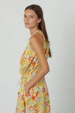 Velvet By Graham & Spencer Womens RAMONA PRINTED TANK DRESS 11 Velvet By Graham & Spencer Womens RAMONA PRINTED TANK DRESS