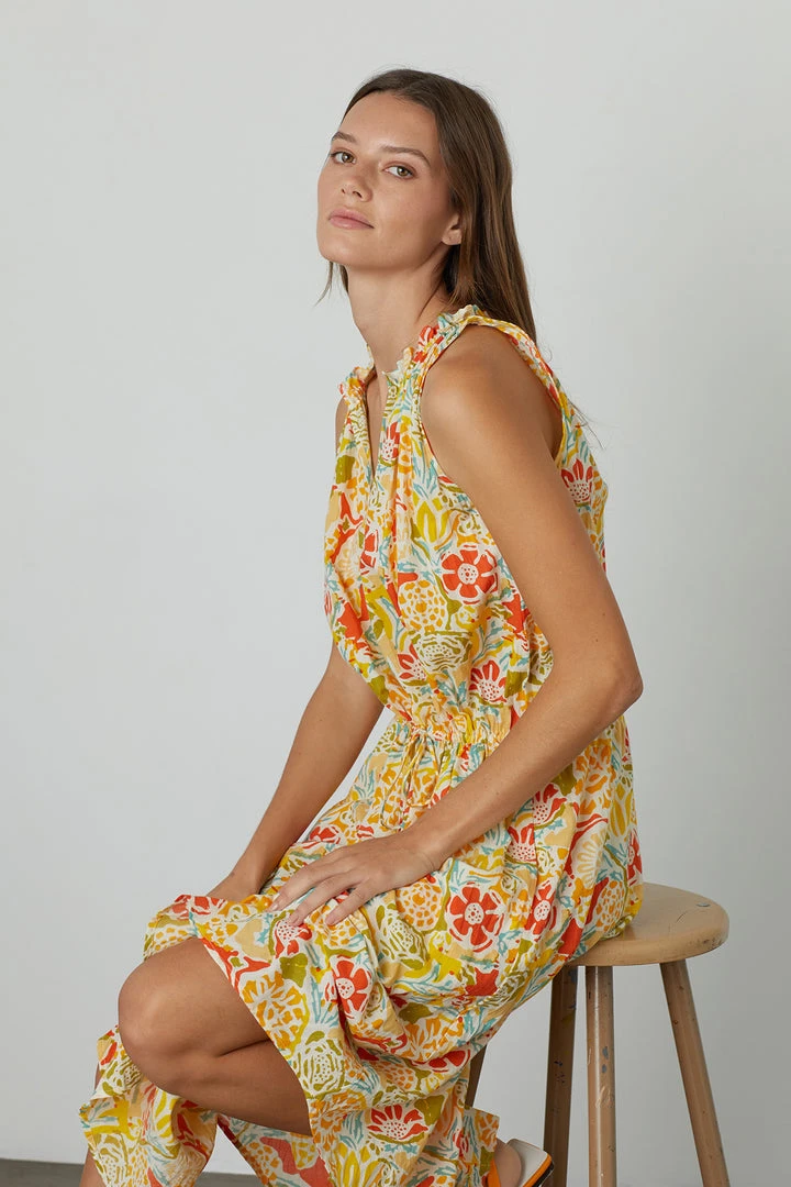 Velvet By Graham & Spencer Womens RAMONA PRINTED TANK DRESS 1 Velvet By Graham & Spencer Womens RAMONA PRINTED TANK DRESS
