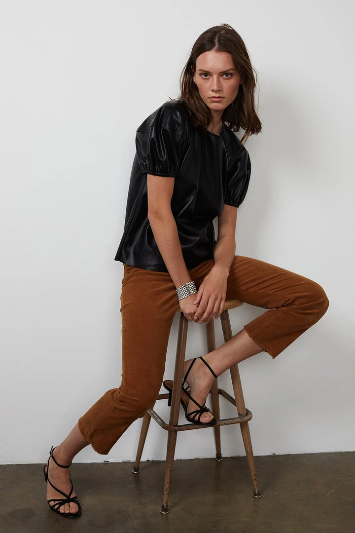 Velvet By Graham & Spencer CANDACE CORDUROY HIGH RISE CROP JEAN Womens 6 Velvet By Graham & Spencer CANDACE CORDUROY HIGH RISE CROP JEAN Womens