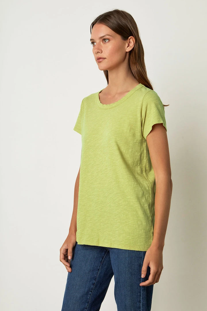 Velvet By Graham & Spencer TILLY ORIGINAL SLUB CREW NECK TEE Womens 3 Velvet By Graham & Spencer TILLY ORIGINAL SLUB CREW NECK TEE Womens