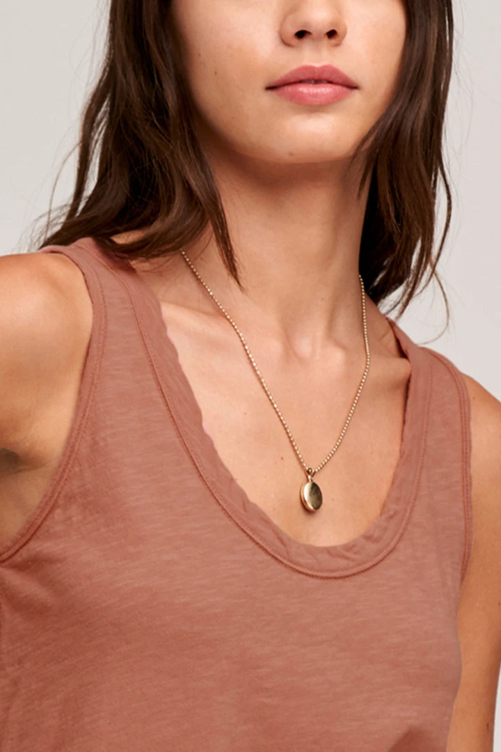 Velvet By Graham & Spencer Womens JOY ORIGINAL SLUB SCOOP NECK TANK 4 Velvet By Graham & Spencer Womens JOY ORIGINAL SLUB SCOOP NECK TANK