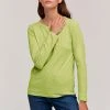 Velvet By Graham & Spencer LIZZIE ORIGINAL SLUB LONG SLEEVE TEE Womens