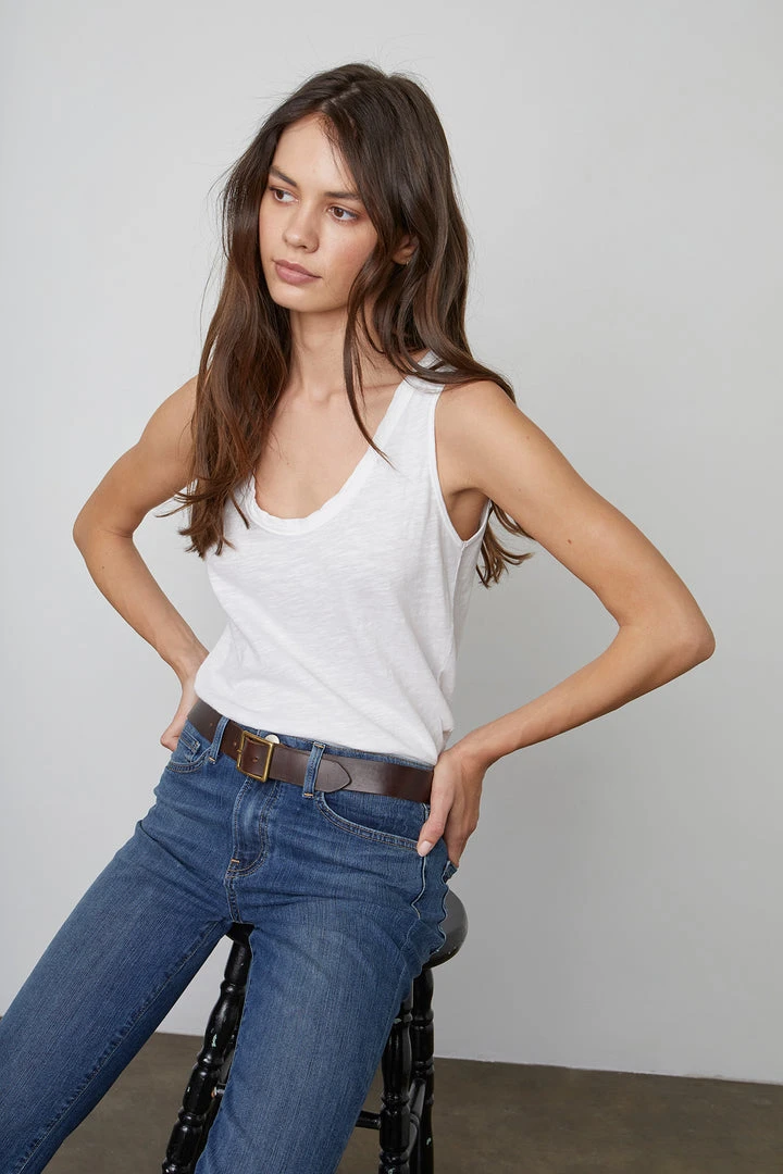 Velvet By Graham & Spencer Womens KATE HIGH RISE CROP JEAN 9 Velvet By Graham & Spencer Womens KATE HIGH RISE CROP JEAN