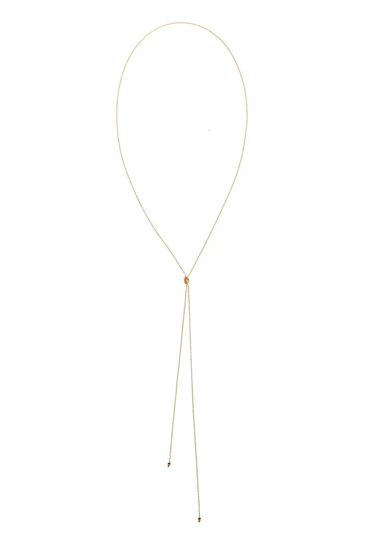 Velvet By Graham & Spencer KNOT BALL CHAIN NECKLACE By MARA CARRIZO SCALISE 1 Velvet By Graham & Spencer KNOT BALL CHAIN NECKLACE By MARA CARRIZO SCALISE