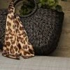 Velvet By Graham & Spencer EVE ROUND HANDLE LEOPARD SCARF TOTE Womens