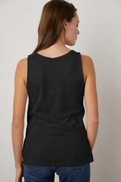 Velvet By Graham & Spencer Womens JOY ORIGINAL SLUB SCOOP NECK TANK 32 Velvet By Graham & Spencer Womens JOY ORIGINAL SLUB SCOOP NECK TANK