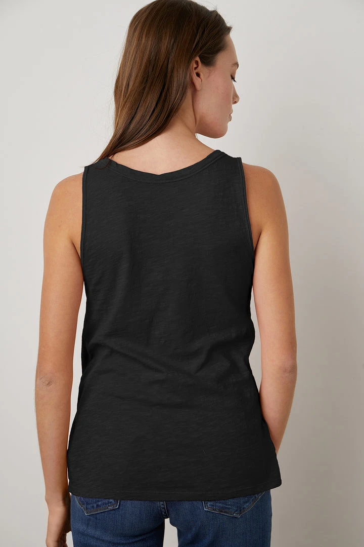 Velvet By Graham & Spencer Womens JOY ORIGINAL SLUB SCOOP NECK TANK 16 Velvet By Graham & Spencer Womens JOY ORIGINAL SLUB SCOOP NECK TANK