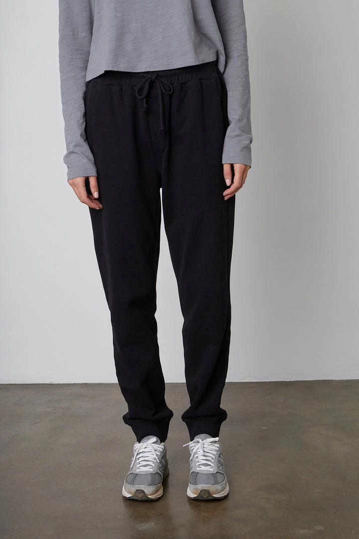 Velvet By Graham & Spencer Womens KYLE FLEECE JOGGER 9 Velvet By Graham & Spencer Womens KYLE FLEECE JOGGER