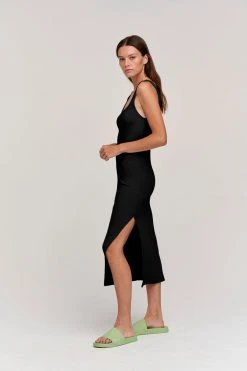 Velvet By Graham & Spencer ASHANTI RIBBED TANK DRESS Womens 11 Velvet By Graham & Spencer ASHANTI RIBBED TANK DRESS Womens