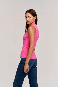 Velvet By Graham & Spencer PAULETTE MOCK NECK TANK TOP Womens 16 Velvet By Graham & Spencer PAULETTE MOCK NECK TANK TOP Womens