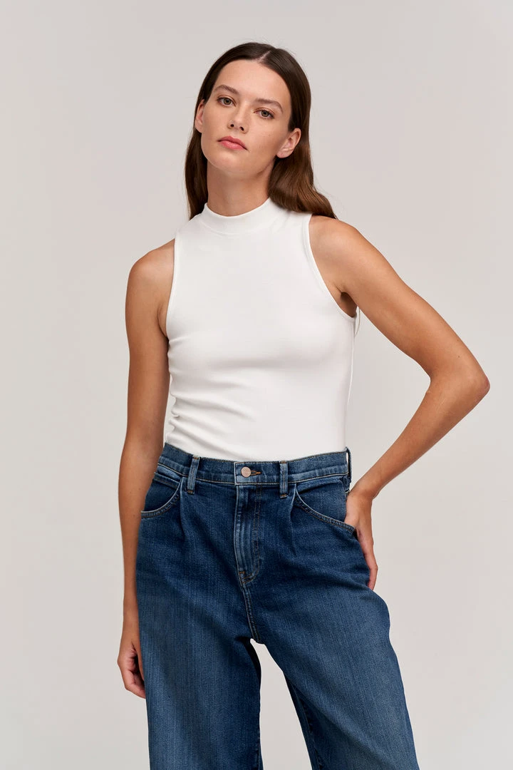 Velvet By Graham & Spencer PAULETTE MOCK NECK TANK TOP Womens 3 Velvet By Graham & Spencer PAULETTE MOCK NECK TANK TOP Womens