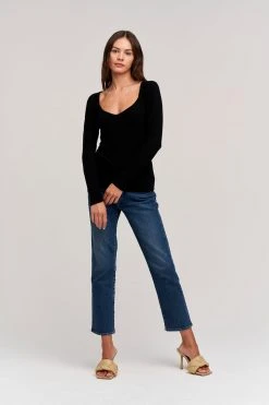 Velvet By Graham & Spencer PEPPA VISCOSE RIB TOP Womens 11 Velvet By Graham & Spencer PEPPA VISCOSE RIB TOP Womens